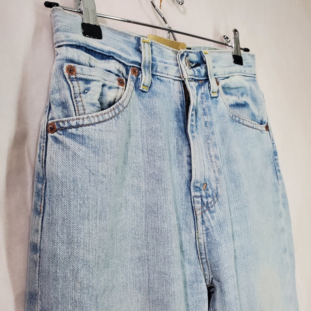 Levi's LVC 701 1950s Jeans Women Sz 25 X 30 Blue‎ Denim Pink Selvedge Big E Tab - Picture 6 of 13